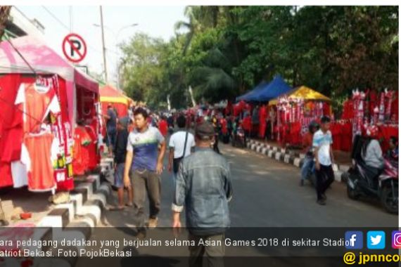 Asian Games 2018, Berkah bagi Pedagang di Stadion Patriot - JPNN.COM