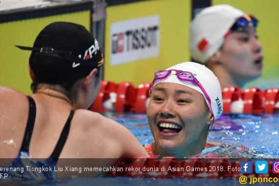 Dewi Renang Tiongkok Ukir Rekor Dunia di Asian Games 2018 - JPNN.COM