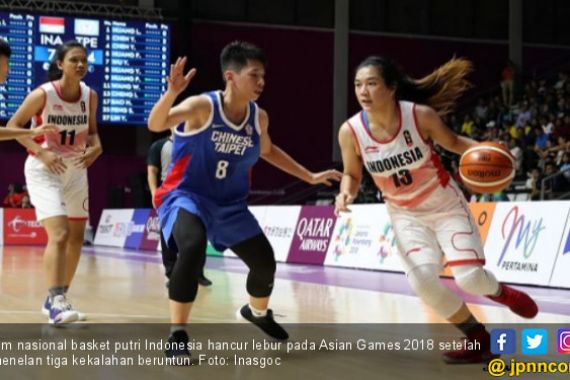 Asian Games 2018: Timnas Basket Putri Hancur Lebur - JPNN.COM