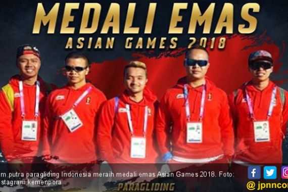 Yes! Satu Emas dan Perak Datang dari Paragliding AG 2018 - JPNN.COM
