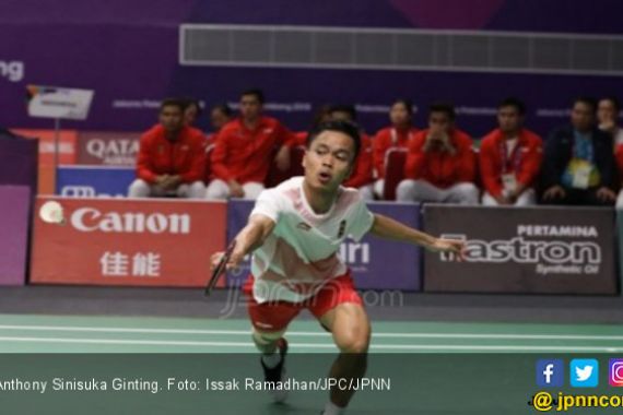 Asian Games 2018: Kabar Gembira soal Anthony Ginting - JPNN.COM