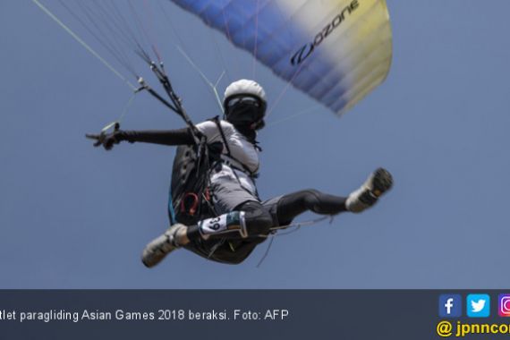 2 Atlet Paragliding Asian Games 2018 Celaka, 1 Patah Kaki - JPNN.COM