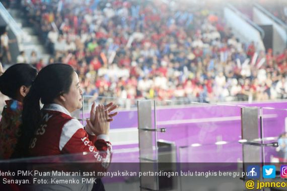 Menko PMK Beri Semangat Tim Bulu Tangkis Putra di Final - JPNN.COM