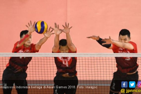 Asian Games 2018: Timnas Voli Putra Dihajar Arab Saudi - JPNN.COM