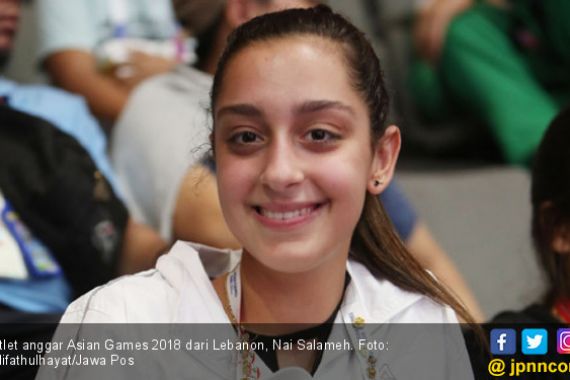 Asian Games 2018: Di Balik Senyum Manis Atlet Anggar Lebanon - JPNN.COM