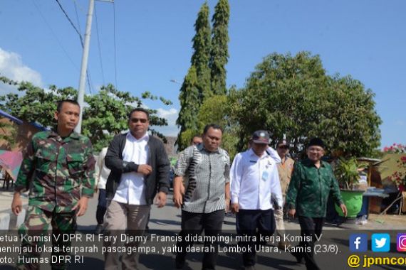 Komisi V DPR Tinjau Daerah Terparah Pasca-Gempa Lombok - JPNN.COM