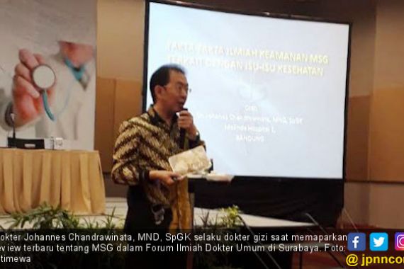 Forum Ilmiah Dokter Umum: MSG Tidak Bikin Orang Bodoh - JPNN.COM