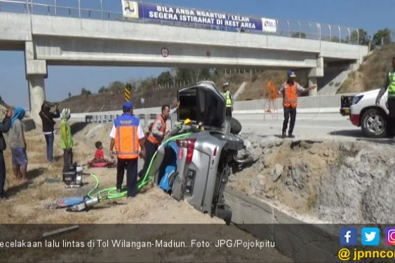 Pengemudi Diminta Hati-Hati Lewati Tol Madiun - Wilangan - JPNN.COM