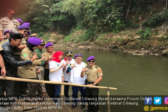 Ketua MPR Zulkifli Hasan Pimpin Deklarasi Ciliwung Bersih - JPNN.COM