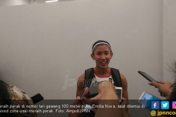 Mengejutkan, Sprinter Emilia Nova Raih Perak Lari Gawang - JPNN.COM
