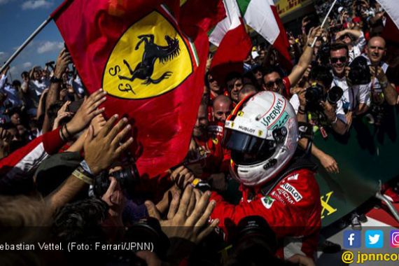 F1 Belgia: Hanya Vettel dan 9 Pembalap yang Dapat Poin - JPNN.COM
