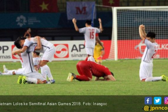 Kejutan Lagi, Vietnam Lolos ke Semifinal Asian Games 2018 - JPNN.COM