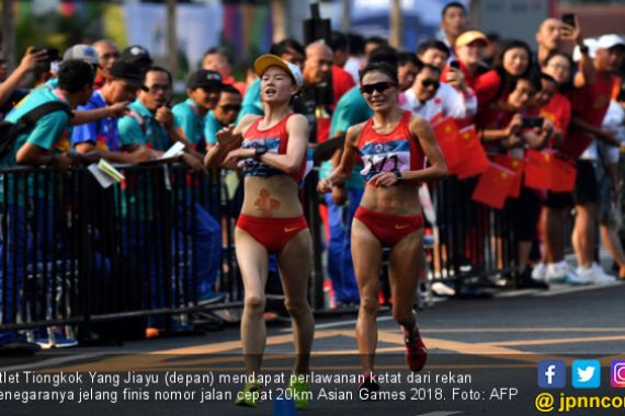 Tiongkok Kawinkan Emas Jalan Cepat 20 Km Asian Games 2018 - JPNN.COM