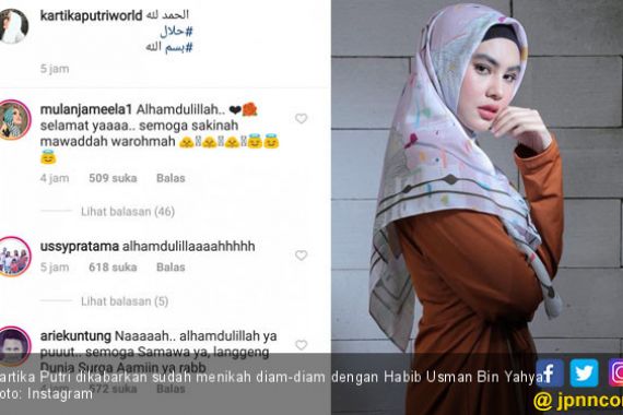 Banjir Ucapan Selamat, Kartika Putri Sudah Menikah? - JPNN.COM