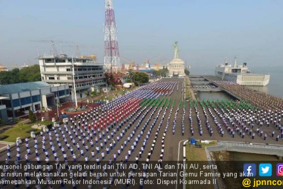 Prajurit TNI Siap Memecahkan Rekor MURI Tari Gemu Famire - JPNN.COM