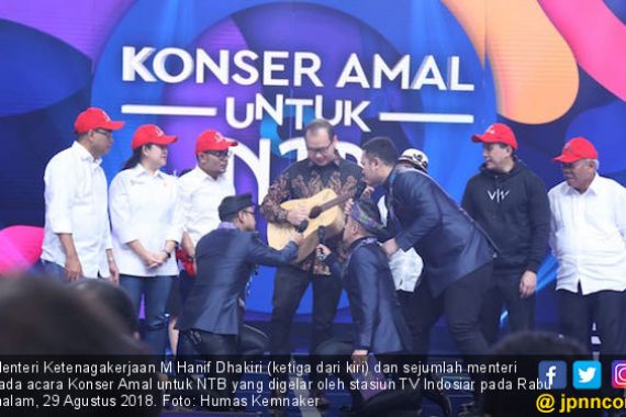 Konser Amal untuk NTB, Gitar Milik Menaker Laku Rp 1 Miliar - JPNN.COM