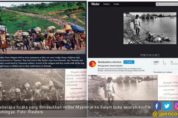 Militer Myanmar Masukkan Hoaks ke Buku Sejarah Rohingya - JPNN.COM