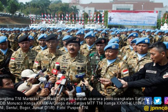 Pasukan TNI Harus Jaga Nama Baik Indonesia Dalam Misi PBB - JPNN.COM