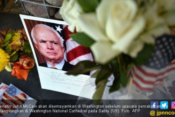 Warga Tempuh Ribuan Kilometer demi Pemakaman John McCain - JPNN.COM