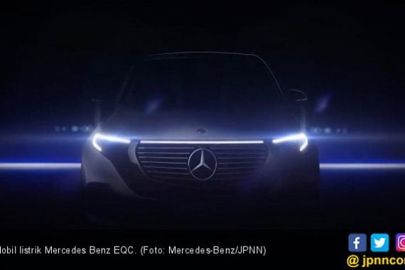 Konsep Mobil Listrik Mercedes Benz EQC Curi Start - JPNN.COM