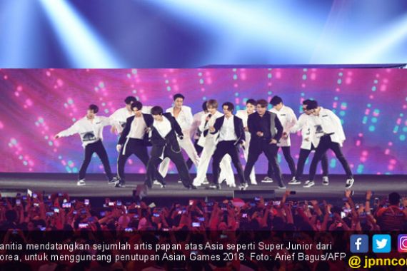 Super Junior Bikin Penutupan Asian Games 2018 Bergemuruh - JPNN.COM