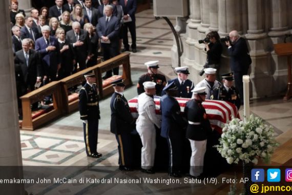 Sindiran untuk Donald Trump di Pemakaman John McCain - JPNN.COM