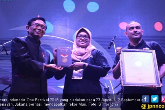 Indonesia One Festival 2018 Pecahkan Rekor Muri - JPNN.COM