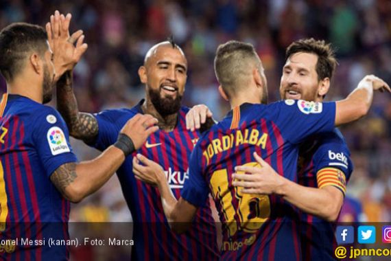 Lionel Messi Catat Rekor saat Barcelona Lumat SD Huesca 8-2 - JPNN.COM