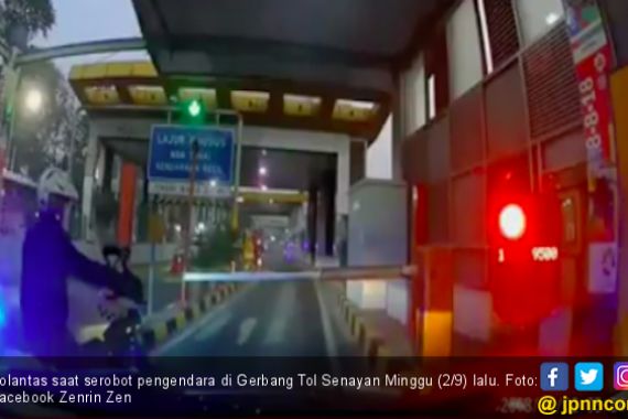 Polantas Penyerobot Pengendara di Gerbang Tol Bakal Disanksi - JPNN.COM