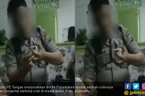 Aiptu PE Ternyata Nyabu di Rumah Bandar Narkoba - JPNN.COM