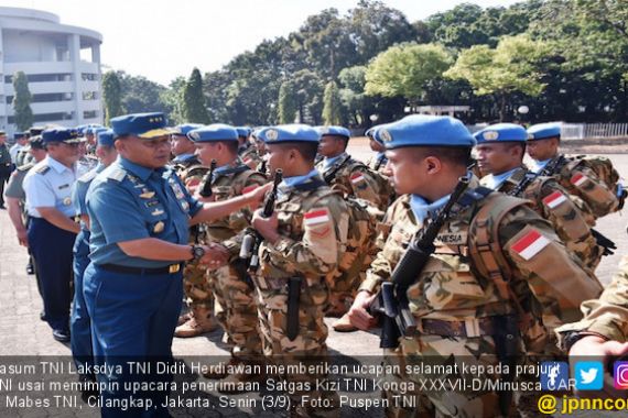 Prajurit TNI Sukses Mengemban Misi PBB di Afrika Tengah - JPNN.COM