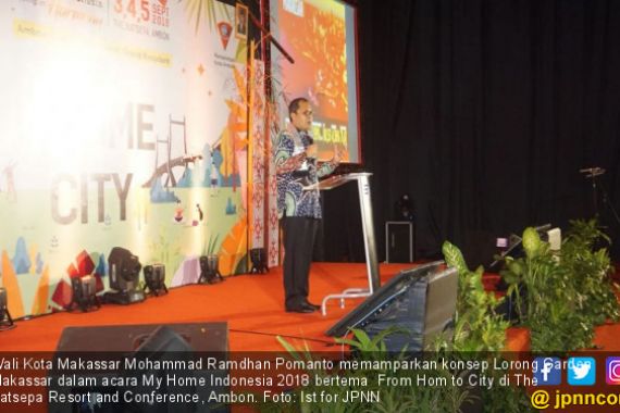 Danny Pomanto Beber Konsep Lorong Garden Makassar di Ambon - JPNN.COM