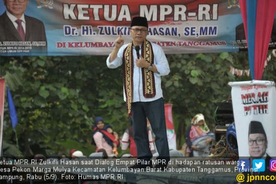 Jelang Pemilu 2019, Ketua MPR Ajak Masyarakat Tetap Rukun - JPNN.COM