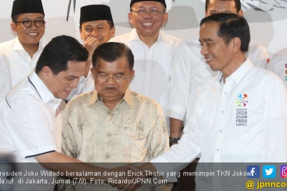 Jokowi Duetkan Erick Thohir & JK untuk Pimpin Tim Suksesnya - JPNN.COM