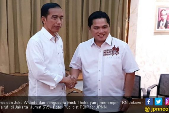 Erick Thohir: Jokowi - TKN Junjung Tinggi Pemilu Jujur dan Adil - JPNN.COM
