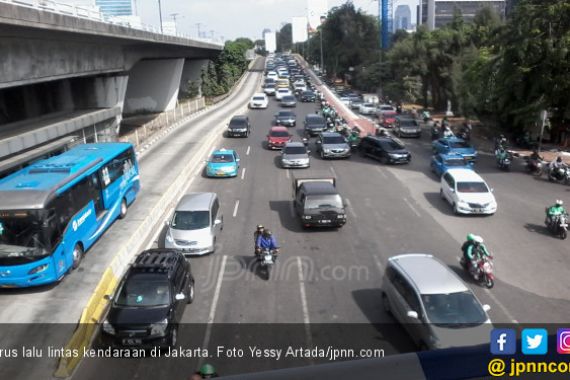 Volume Kendaraan di Jakarta Turun 25% Selama Ada Virus Corona - JPNN.COM