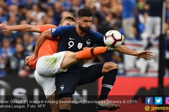 Prancis Kalahkan Belanda, Olivier Giroud Lewati Rekor Zidane - JPNN.COM