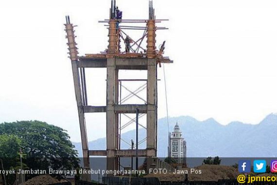 Jembatan Brawijaya Ditarget Selesai Akhir Desember - JPNN.COM