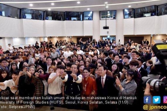 Jokowi Berbagi Tips Menjadi Pemimpin dengan Mahasiswa Korea - JPNN.COM