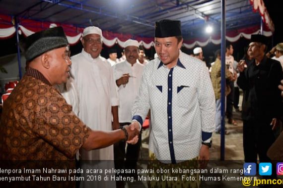 Sambut Tahun Baru Islam, Menpora Lepas Pawai Obor Kebangsaan - JPNN.COM