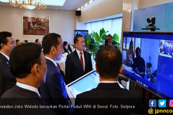 Jokowi Luncurkan Portal Peduli WNI di Seoul - JPNN.COM