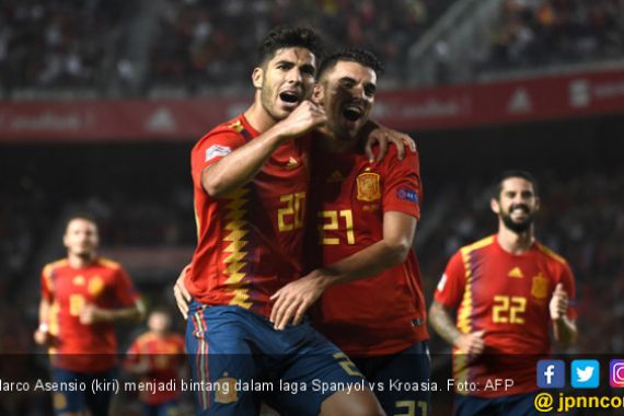 Spanyol vs Kroasia: Tuan Rumah Pesta Setengah Lusin Gol - JPNN.COM