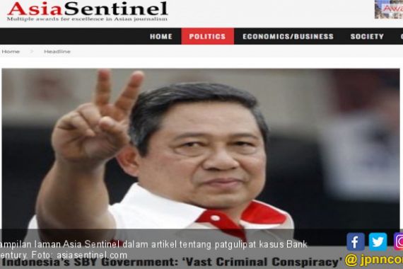 Tulisan Asia Sentinel soal Rezim SBY Bukan Skenario Politik? - JPNN.COM