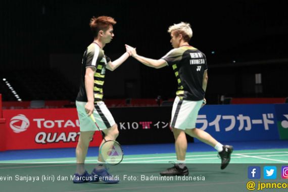 Jadwal 16 Besar Japan Open: Marcus/Kevin Ketemu Wahyu/Ade - JPNN.COM