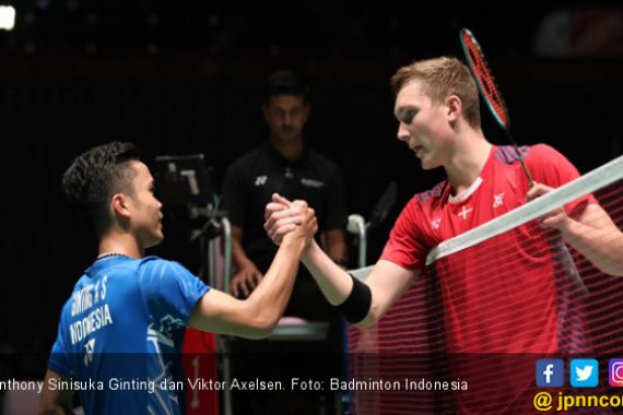 Ginting Gagal Bendung Axelsen, Indonesia Tertinggal 0-2 dari Denmark - JPNN.COM