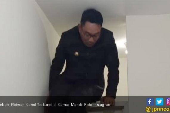 Heboh, Ridwan Kamil Terkunci di Kamar Mandi - JPNN.COM
