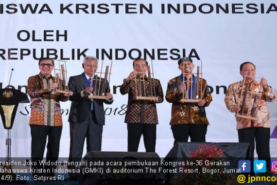 Di Kongres GMKI, Jokowi Menyerukan Persatuan dan Kerukunan - JPNN.COM