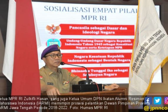 Jelang Pilpres, Ketua MPR Ajak IARMI Jadi Pelopor Persatuan - JPNN.COM