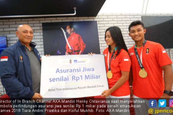 Beri Bonus AG 2018, AXA Mandiri Harap Atlet Kian Berprestasi - JPNN.COM
