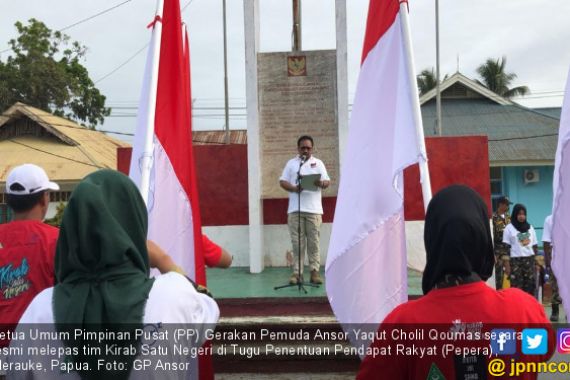 Lepas Kirab Satu Negeri, Gus Yaqut: Ini Usaha Jaga Indonesia - JPNN.COM